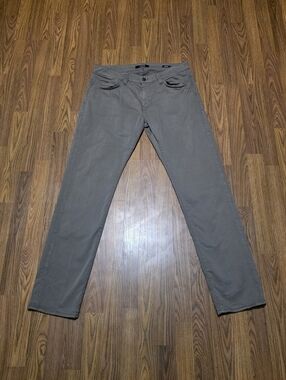 Mavi Marcus Slim Straight Olive Green Pants Mens 34x34 Made in Turkey Stretch